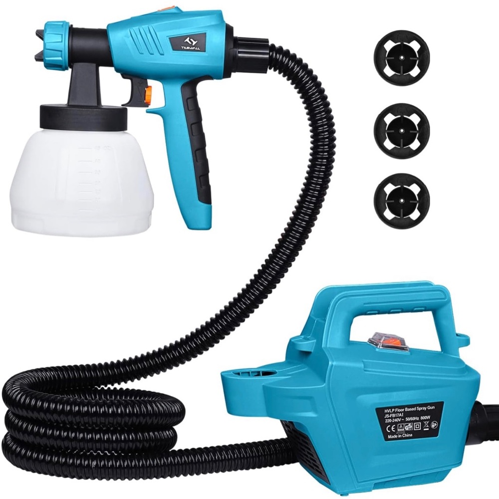Paint Sprayer 800 Watt Tilswall Home Electric Spray Gun Power Painter